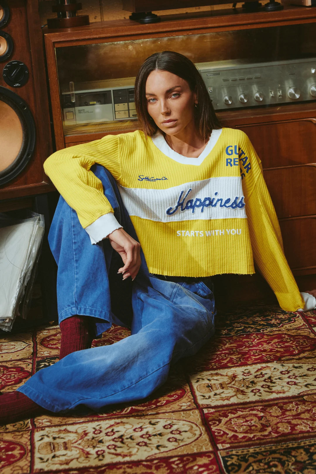 Elysian Collective Sabbi The Happiness Top Gold