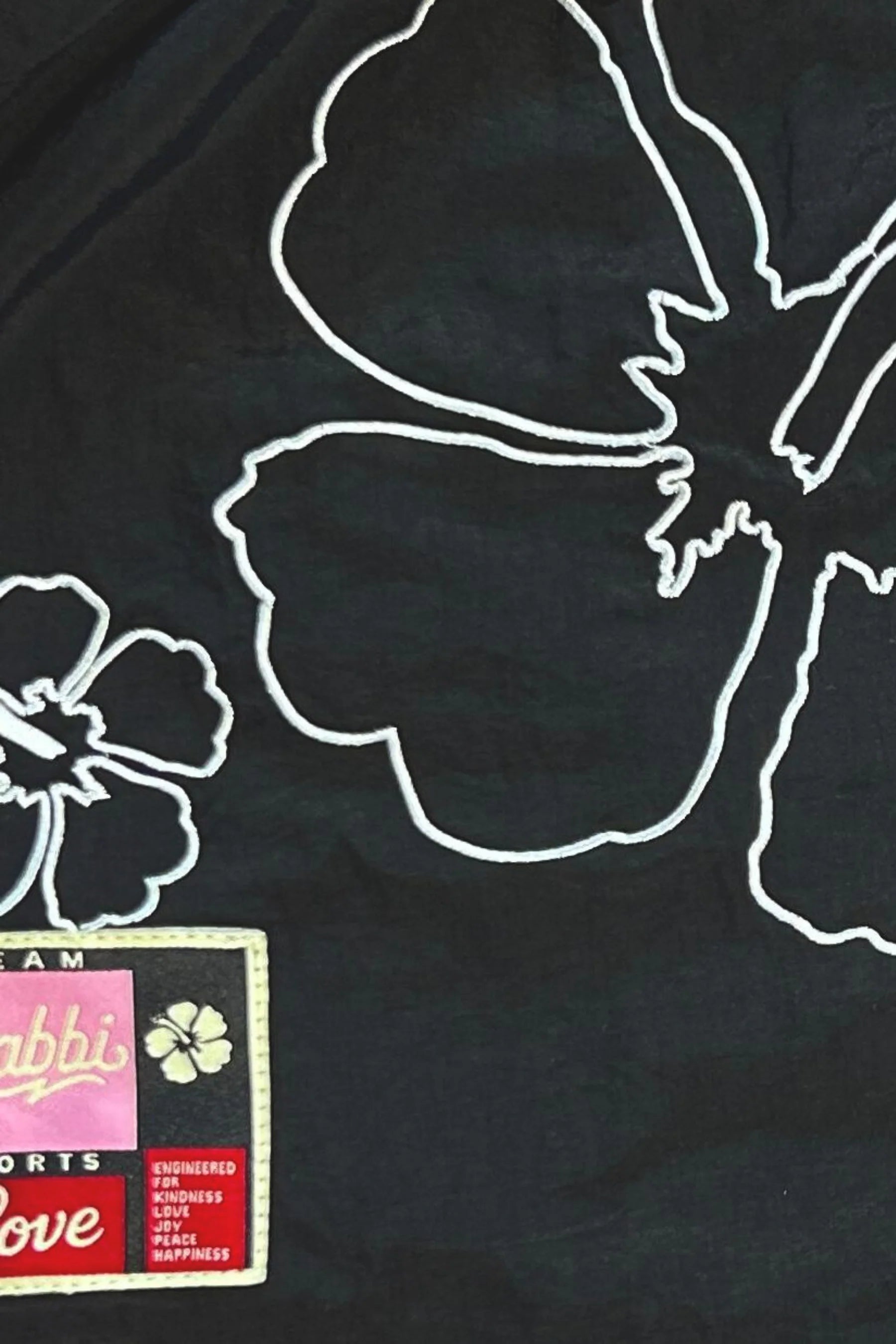 Elysian Collective Sabbi The Hibiscus Board Short Black