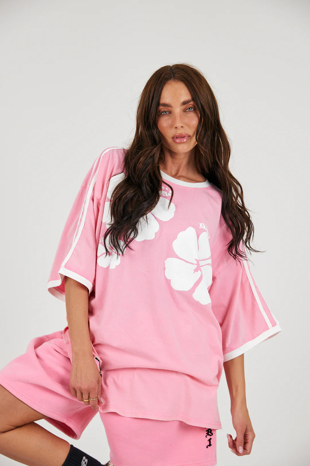 Elysian Collective Sabbi The Hibiscus Tee Pink