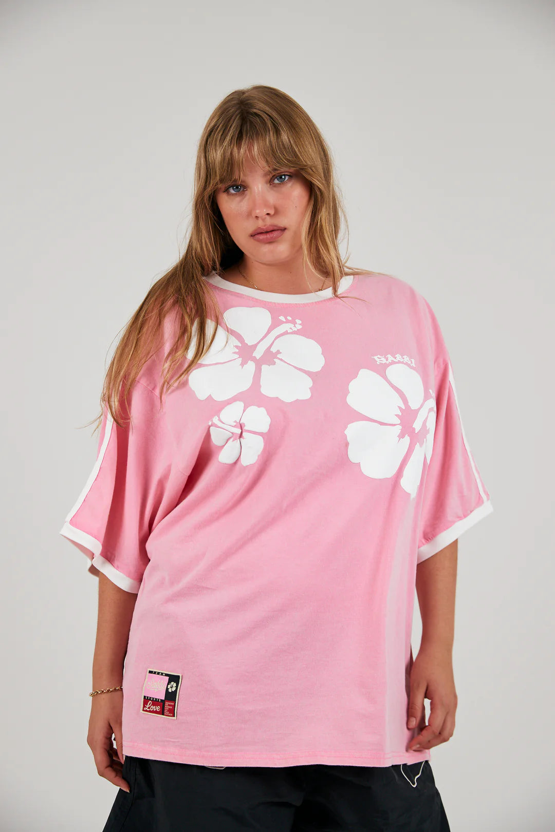 Elysian Collective Sabbi The Hibiscus Tee Pink