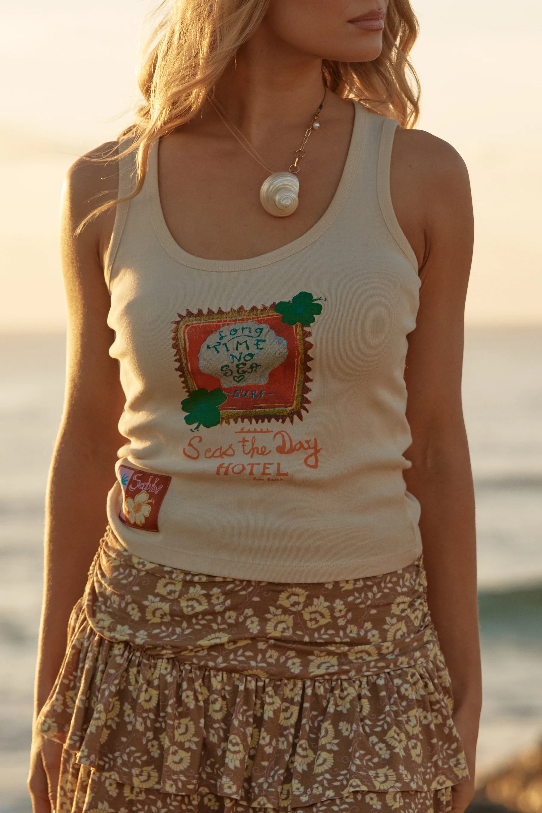 Elysian Collective Sabbi The Long Time No Sea Tank Cream