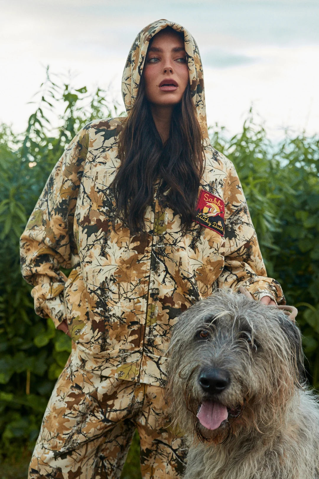 Elysian Collective Sabbi The Lucky Duck Camo Zip Hoodie
