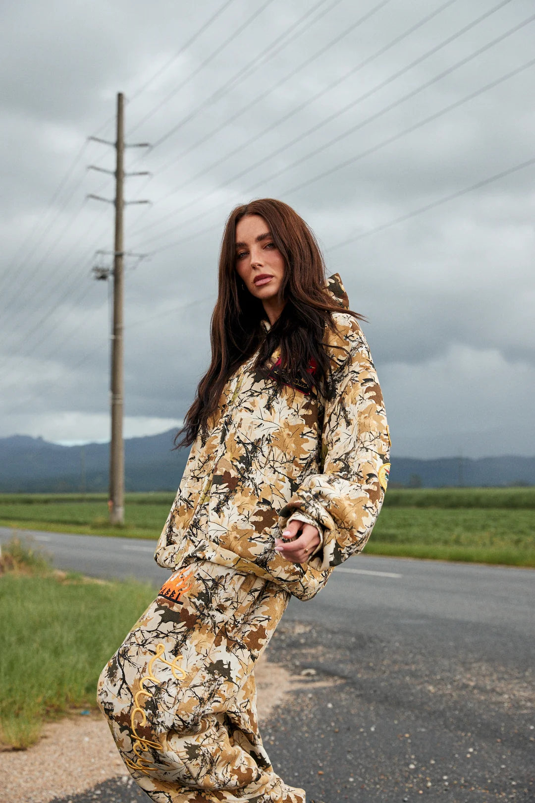 Elysian Collective Sabbi The Lucky Duck Camo Zip Hoodie