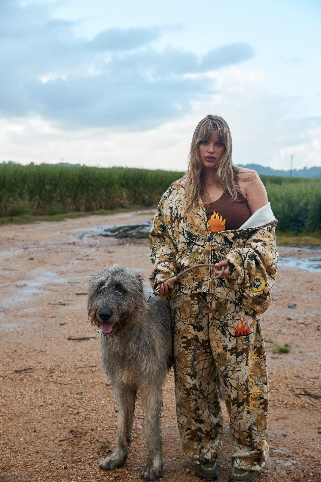 Elysian Collective Sabbi The Lucky Duck Camo Zip Hoodie