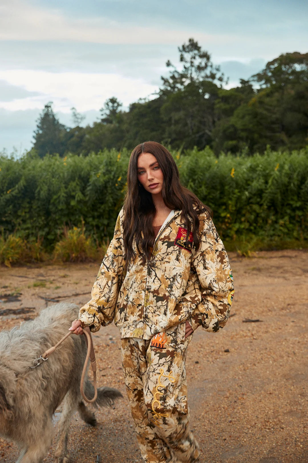 Elysian Collective Sabbi The Lucky Duck Camo Zip Hoodie