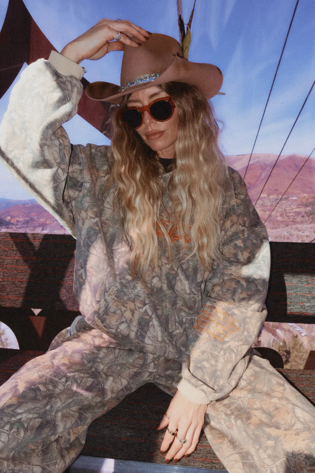 Elysian Collective Sabbi The Name Yourself Hoodie Tree Camo