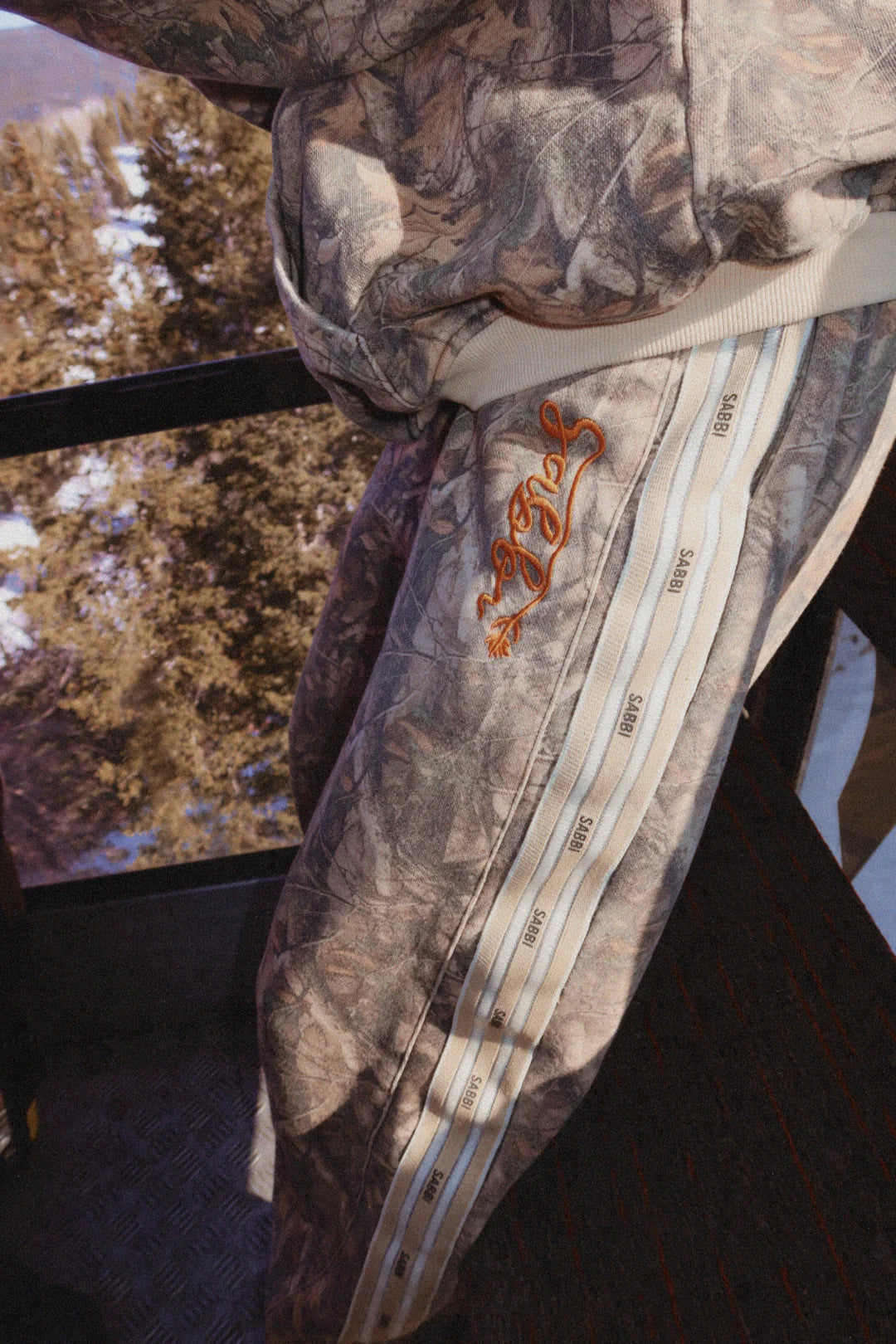 Elysian Collective Sabbi The Name Yourself Trackpants Tree Camo