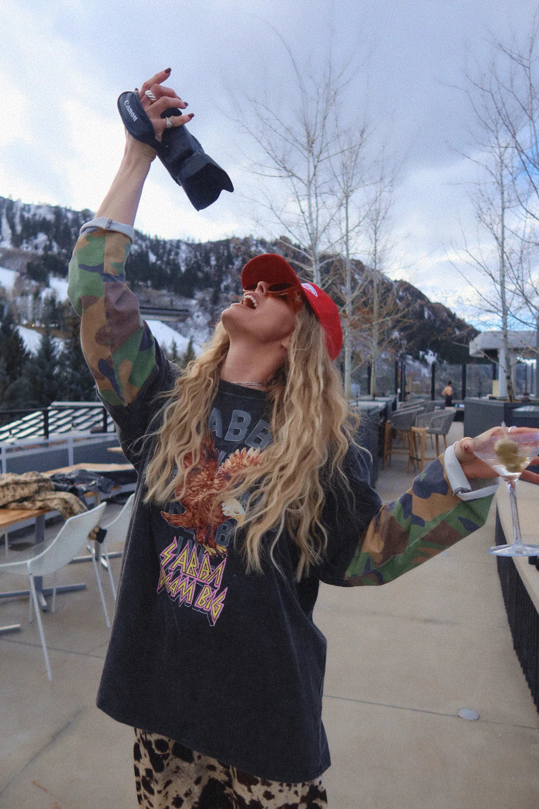 Elysian Collective Sabbi The Pow Pow Long Sleeve Tee