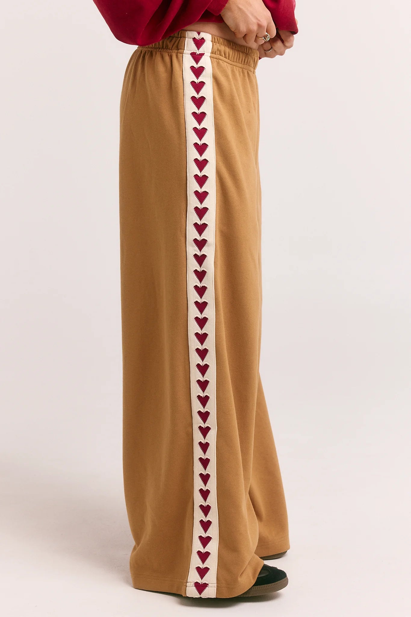 Elysian Collective Sabbi The Raving Hearts Pants Caramel