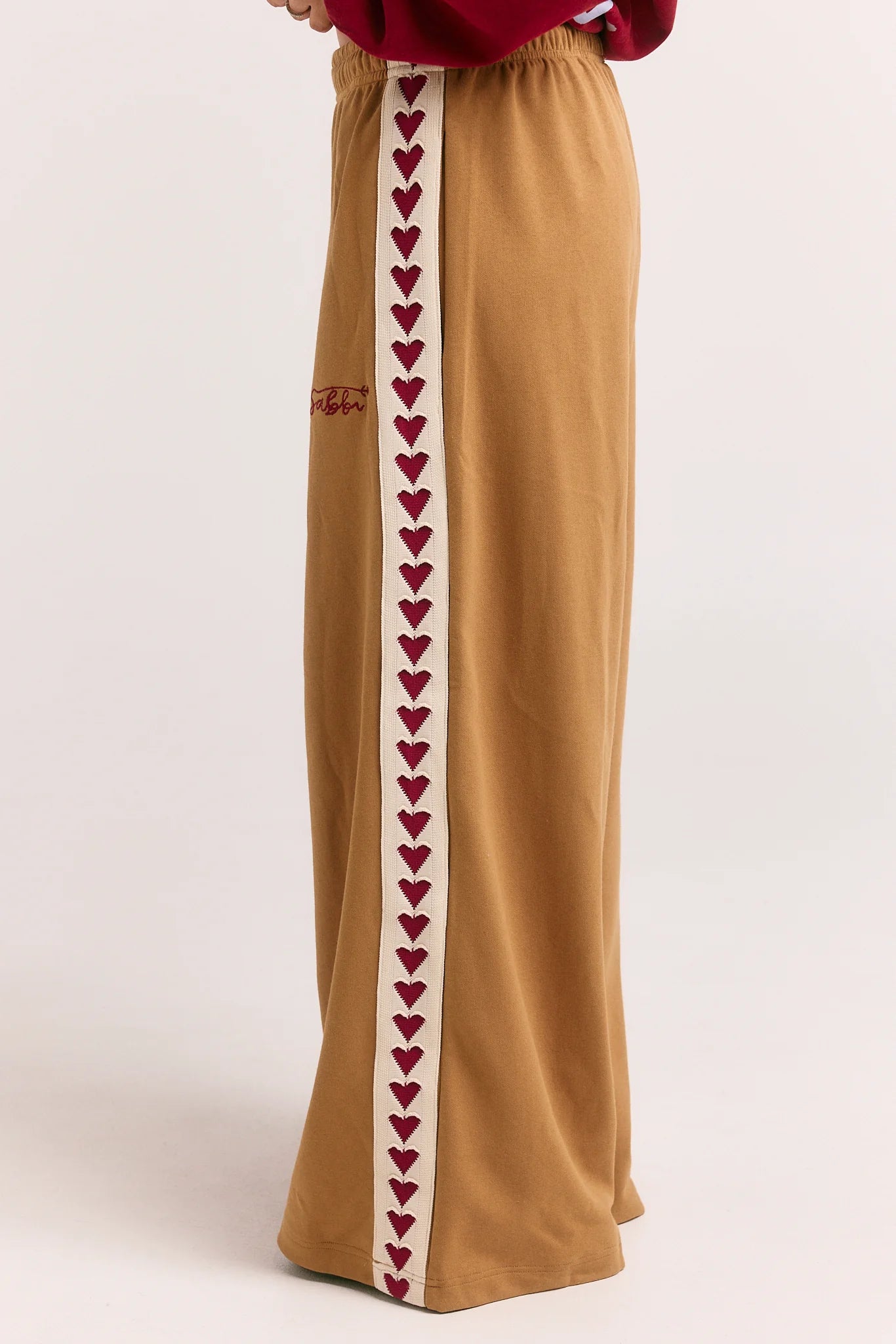 Elysian Collective Sabbi The Raving Hearts Pants Caramel
