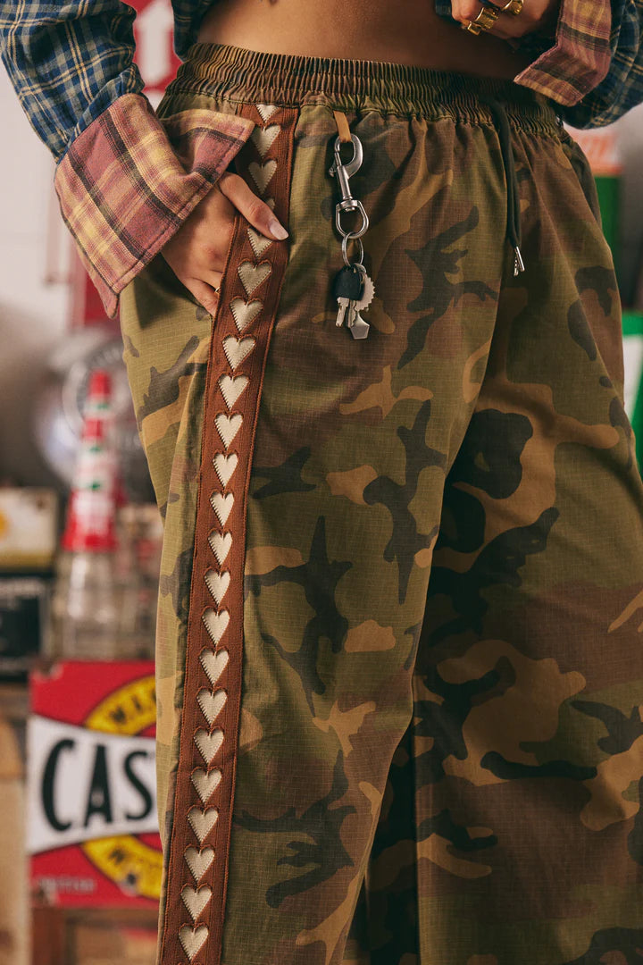 Elysian Collective Sabbi The Canvas Heart Pants Camo