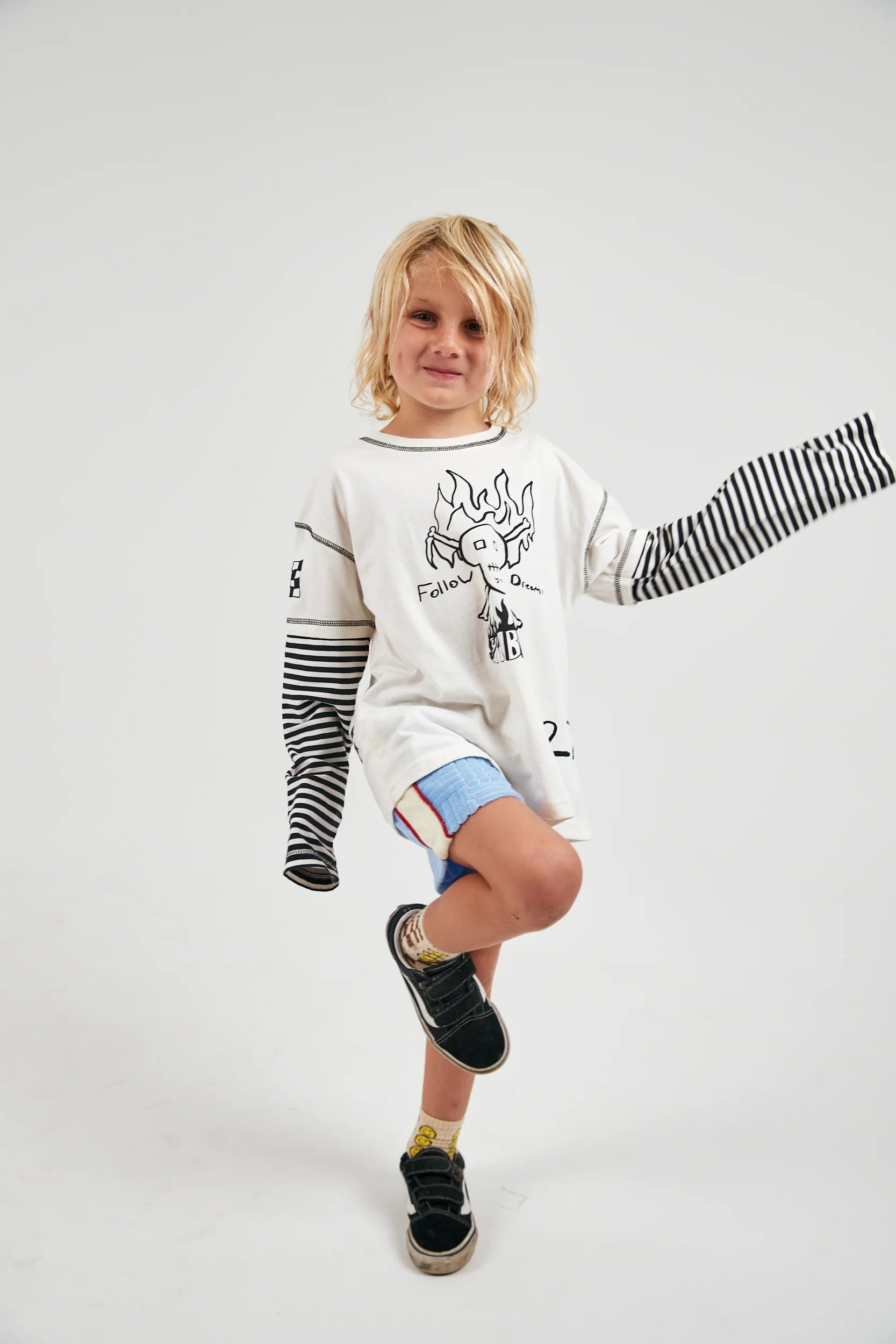 Elysian Collective Sabbi The Skull Dreams Kids Long Sleeve Tee