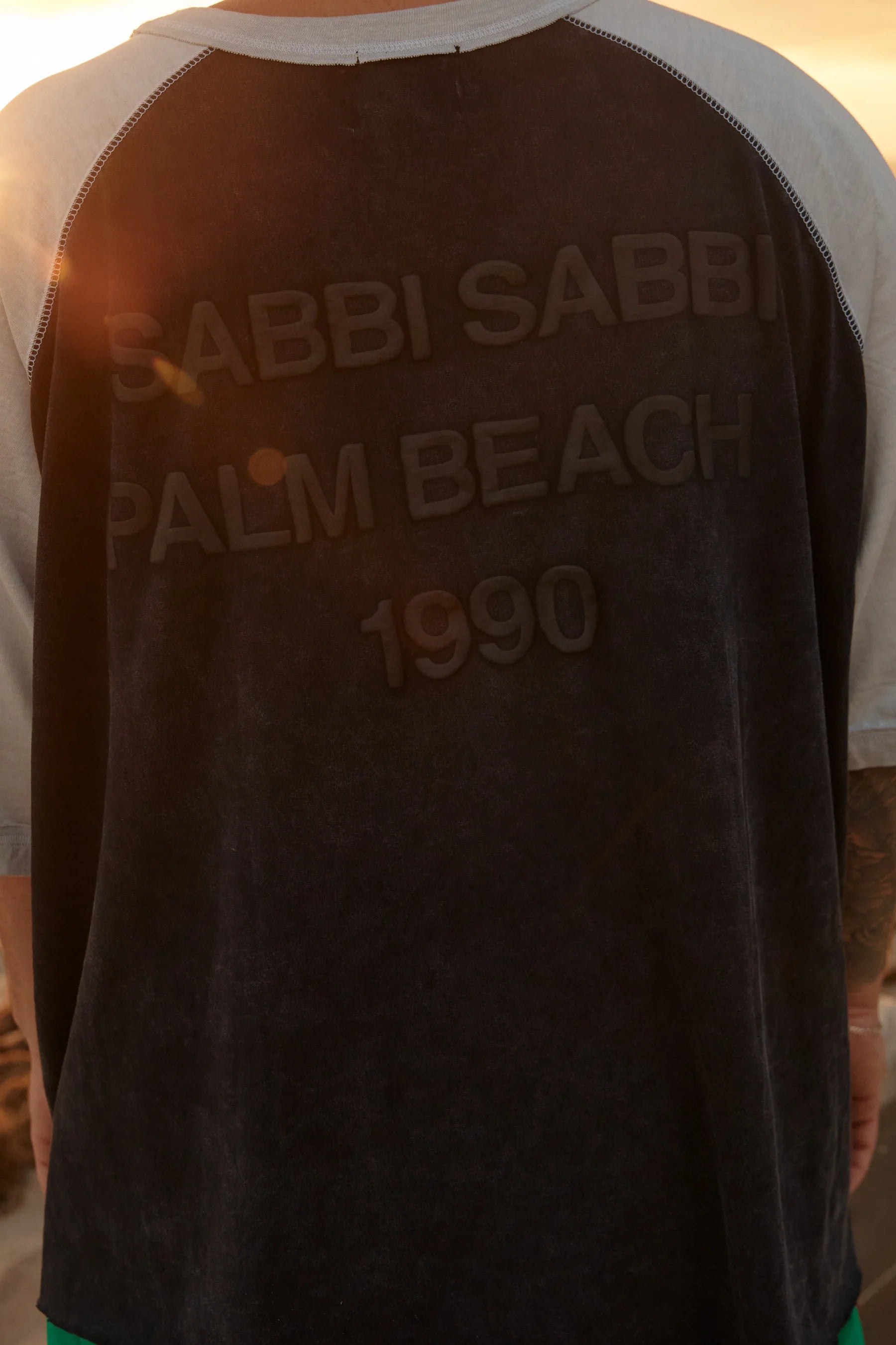 Elysian Collective Sabbi The Stay Wild Raglan Tee Black