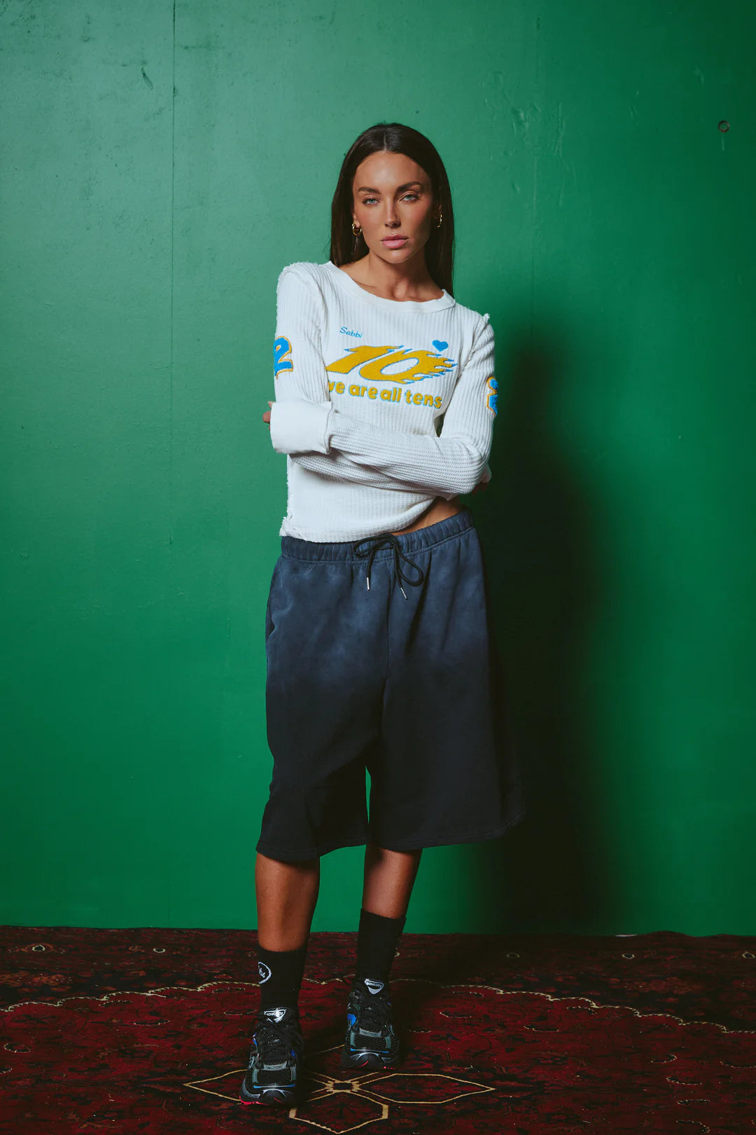 Elysian Collective Sabbi The Ten On Repeat Off White