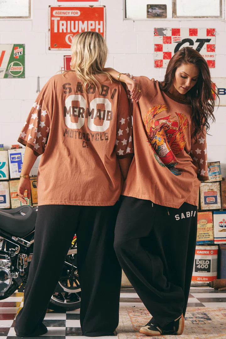 Elysian Collective Sabbi The Very Oversized Brenda Tee Clay