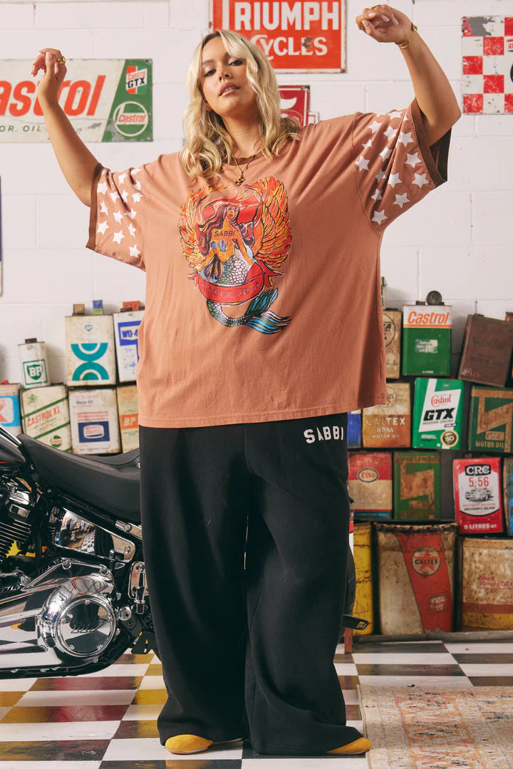 Elysian Collective Sabbi The Very Oversized Brenda Tee Clay