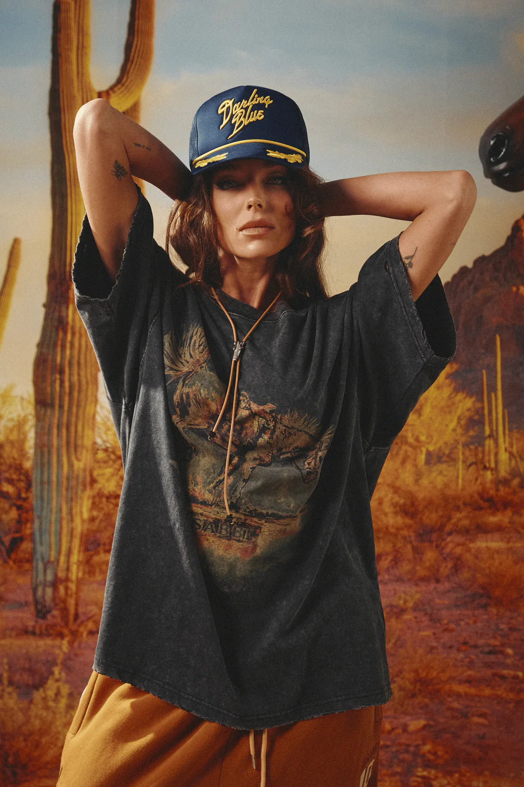 Elysian Collective Sabbi The Very Oversized Buck Yeah Tee