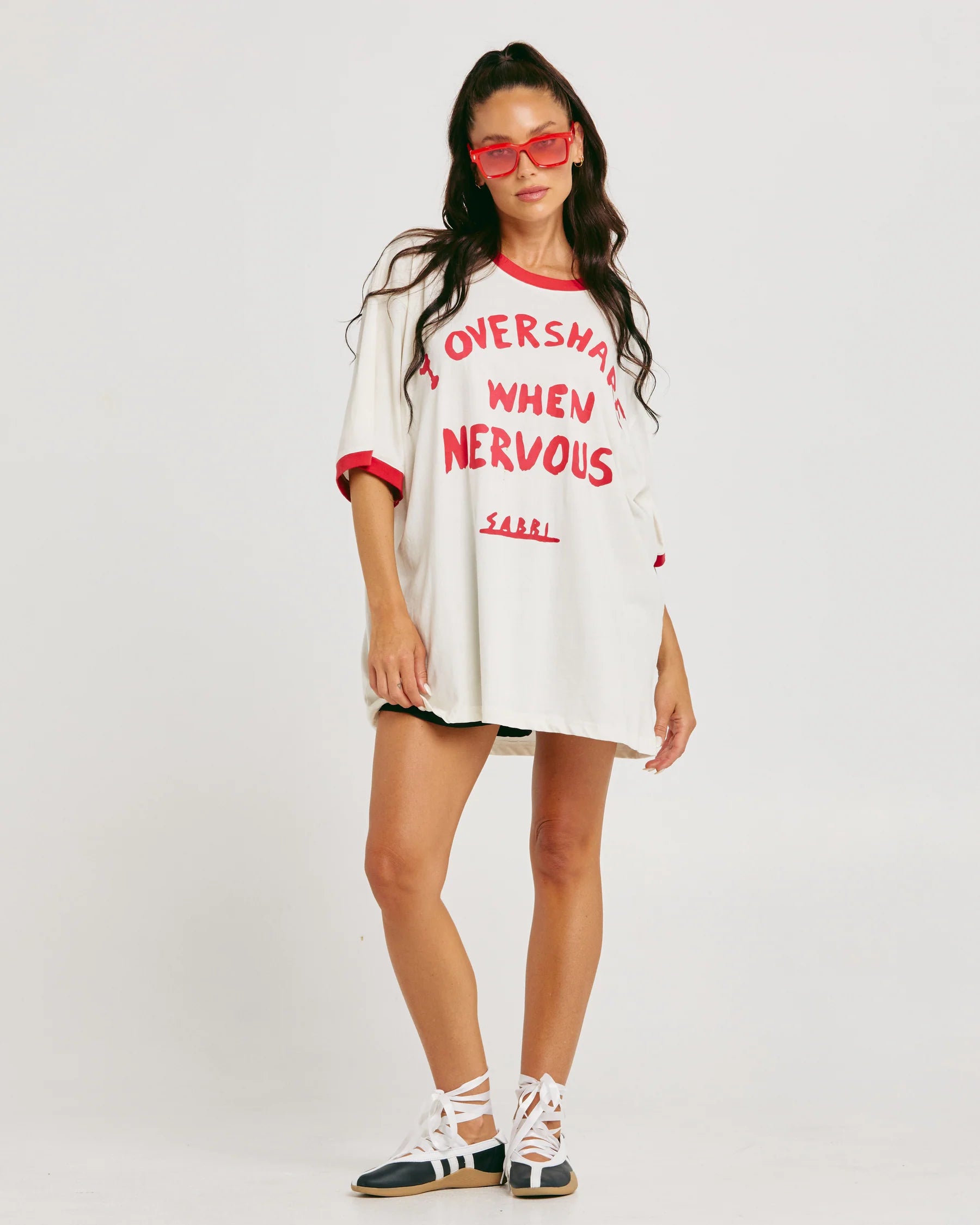 Elysian Collective Sabbi The Very Oversized Overshare Tee Marshmallow