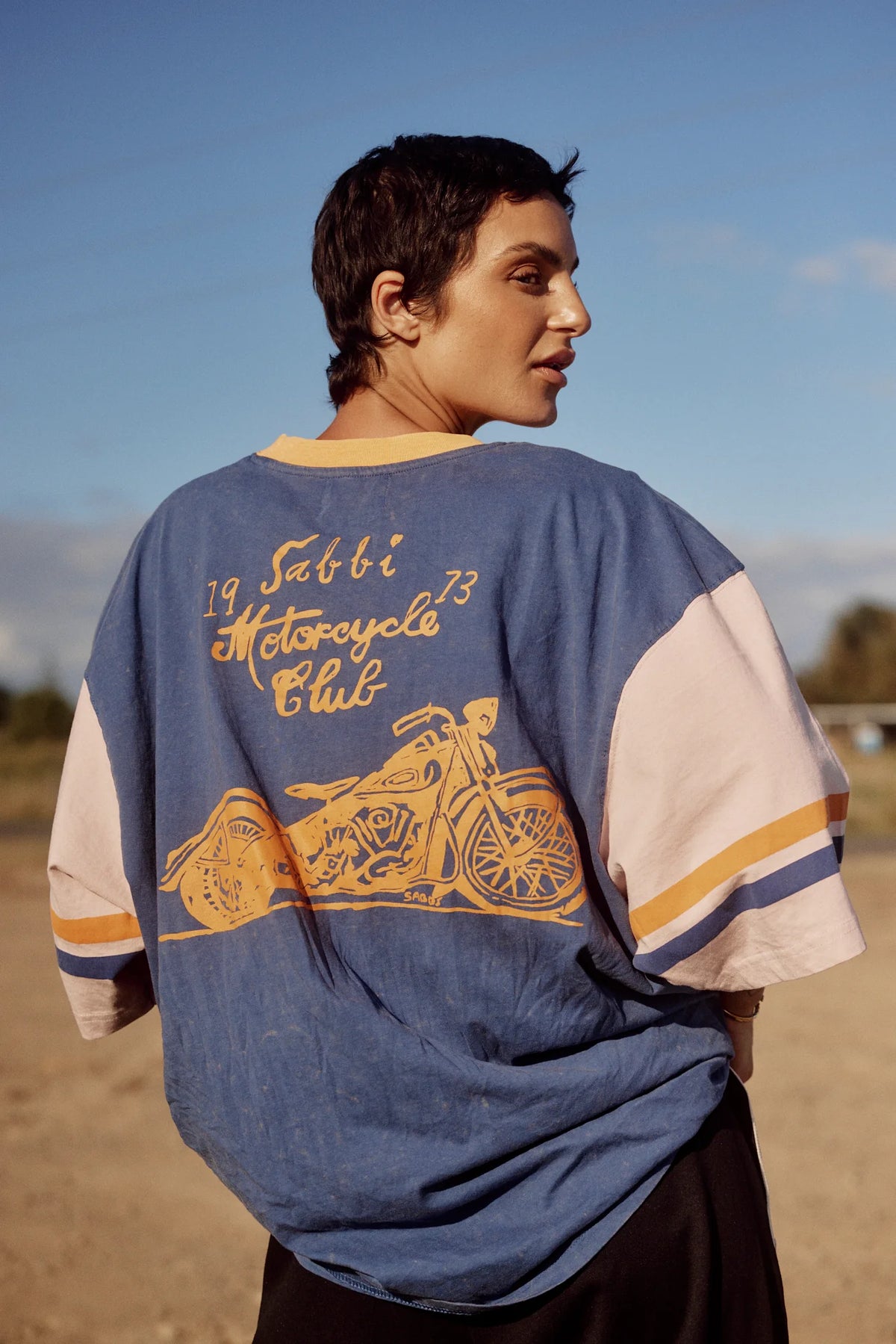 Elyisan Collective Sabbi The Very Oversized Roses And Tattoo Tee