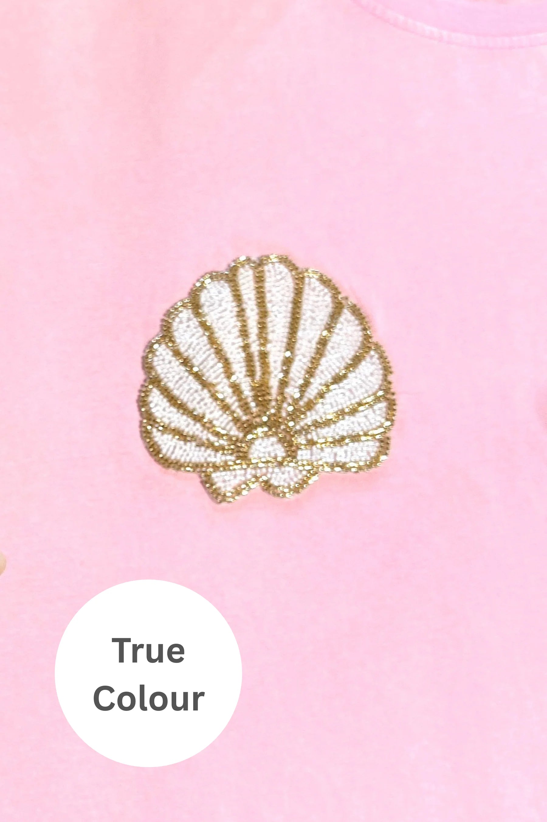 SABBI - THE VERY OVERSIZED SHELL TITTY TEE (LIGHT PINK)