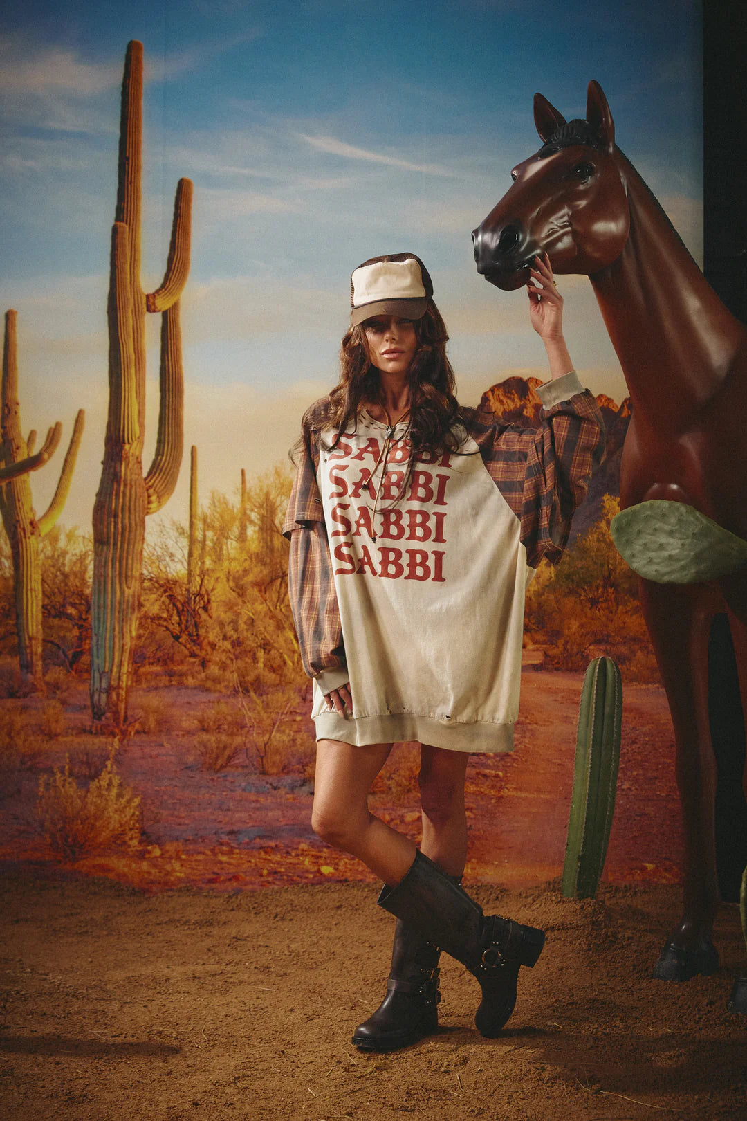 Elysian Collective Sabbi The Vintage Roadhouse Long Sleeve Tee