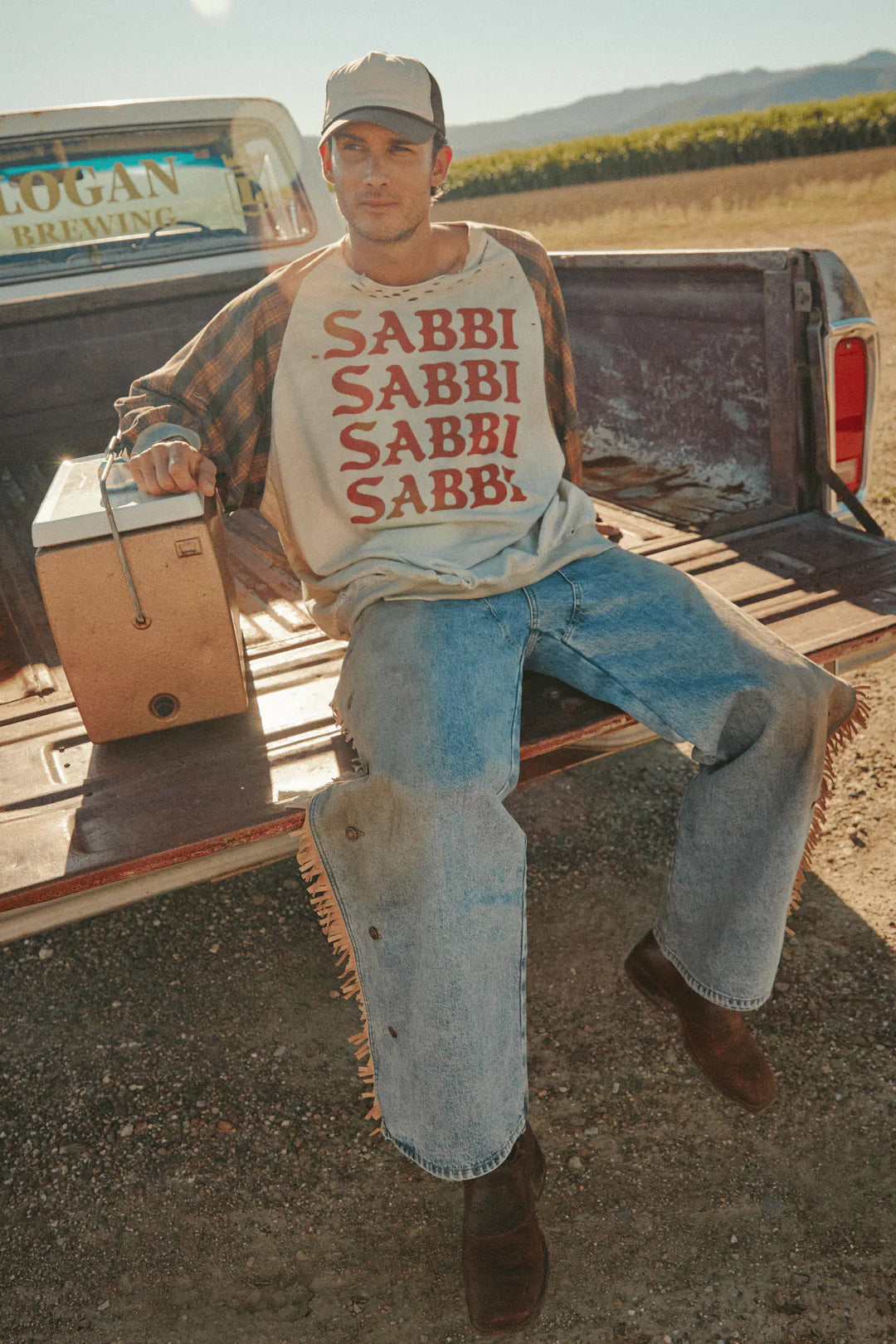 Elysian Collective Sabbi The Vintage Roadhouse Long Sleeve Tee