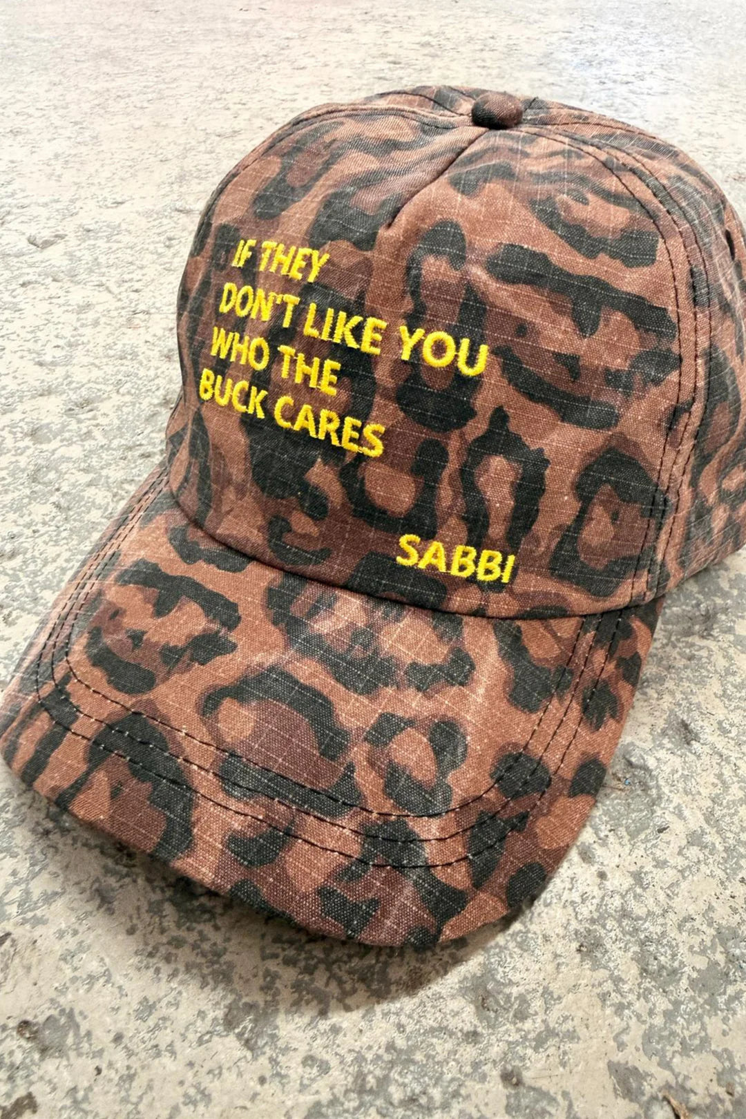 Elysian Collective Sabbi Who The Buck Cares Cap