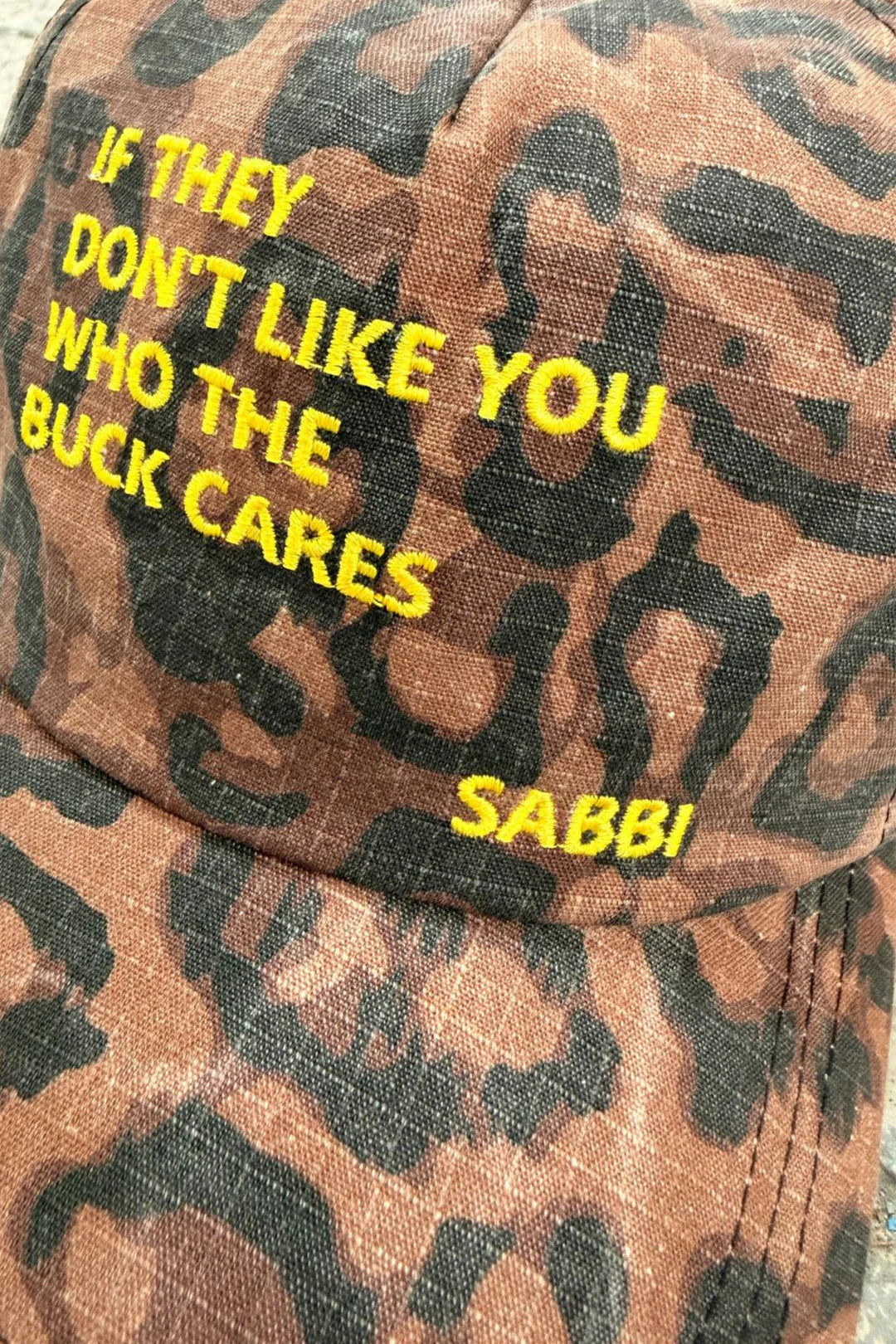 Elysian Collective Sabbi Who The Buck Cares Cap