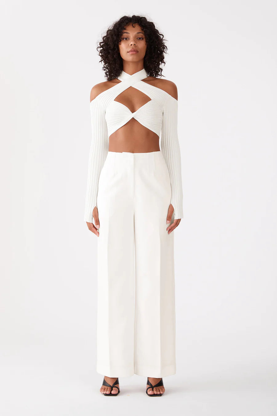 Elysian Collective San Sloane Marcella Pant Ivory