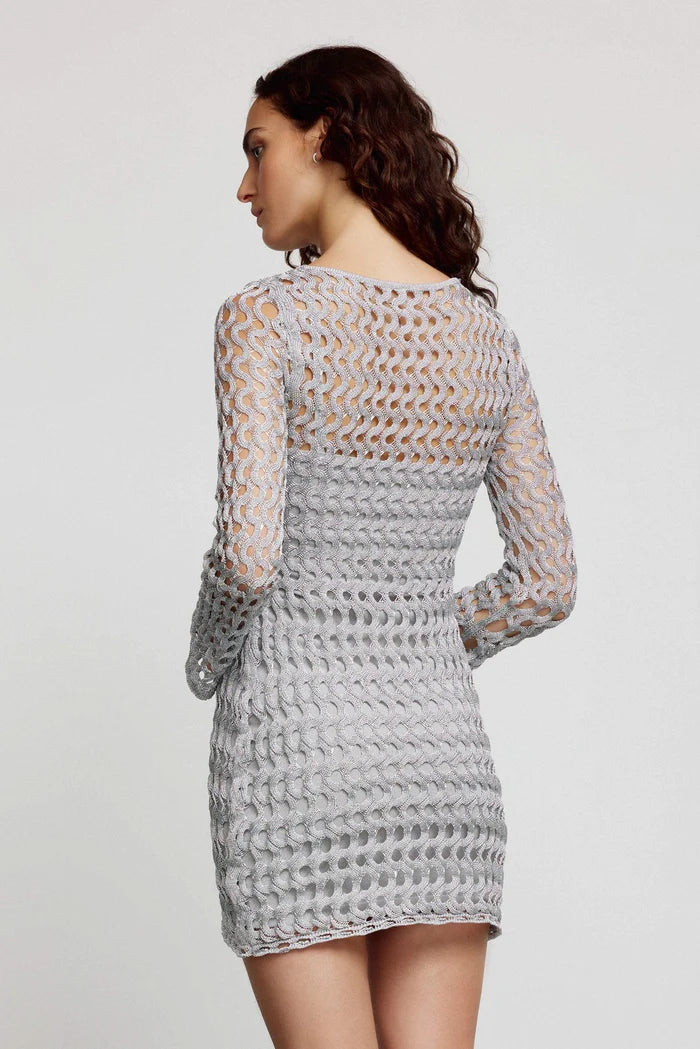 Elysian Collective Significant Other Adley Mini Dress Silver
