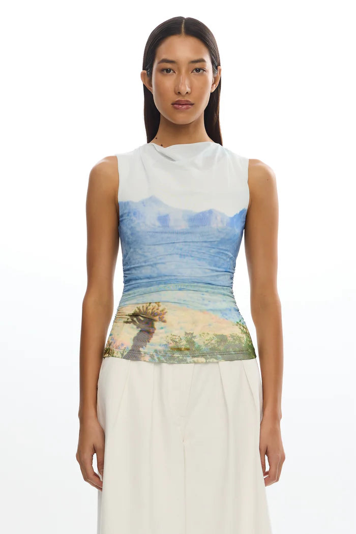Elysian Collective Significant Other Avni Top Arizona Print