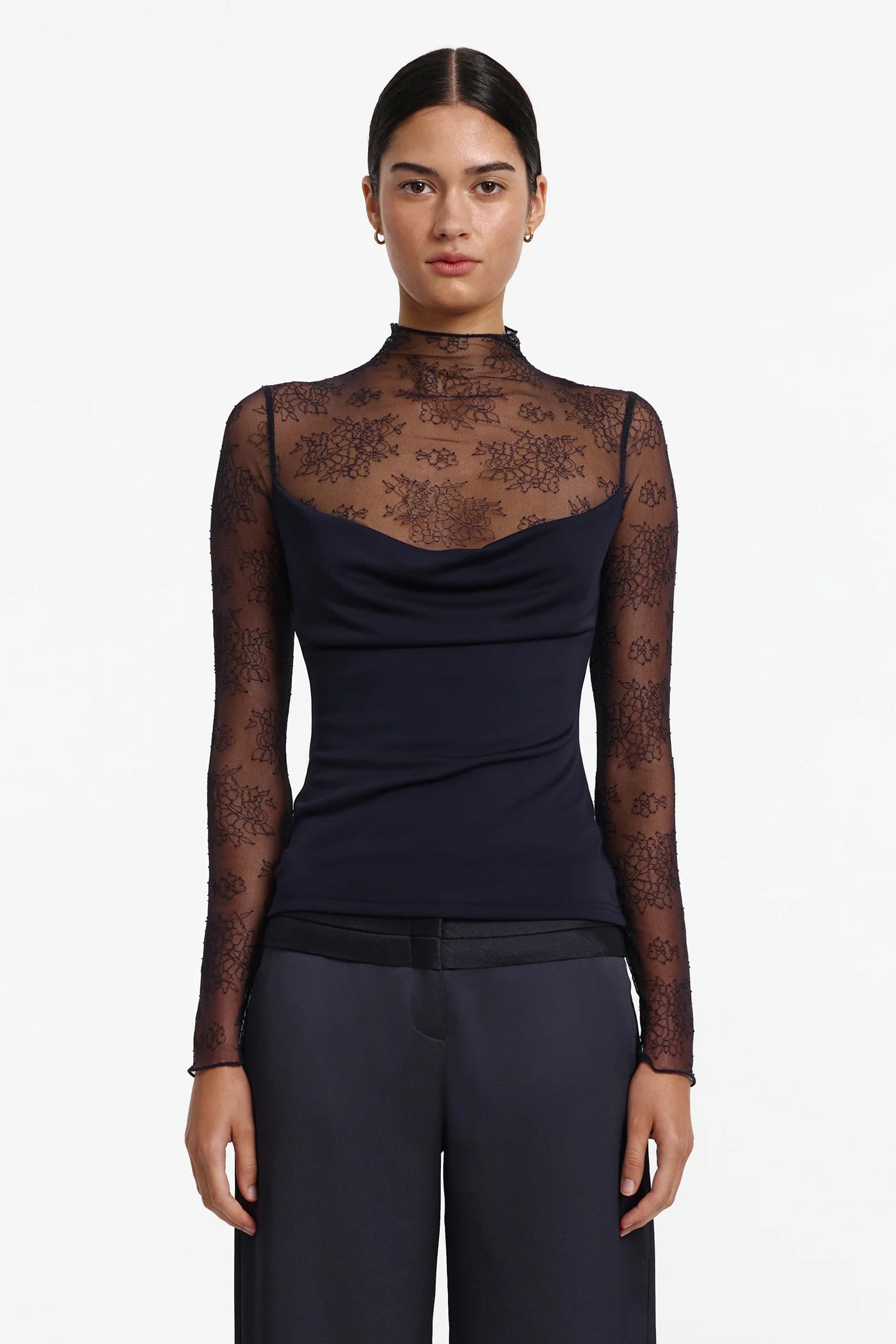 Elysian Collective Significant Other Delphi Long Sleeve Top Galaxy