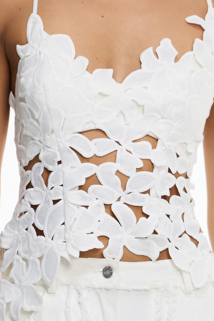 Elysian Collective Significant Other Idette Top Ivory