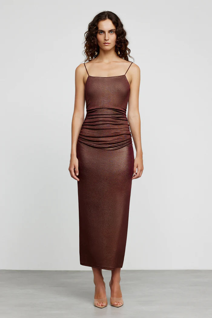 Elysian Collective Significant Other Liliana Dress Chocolate
