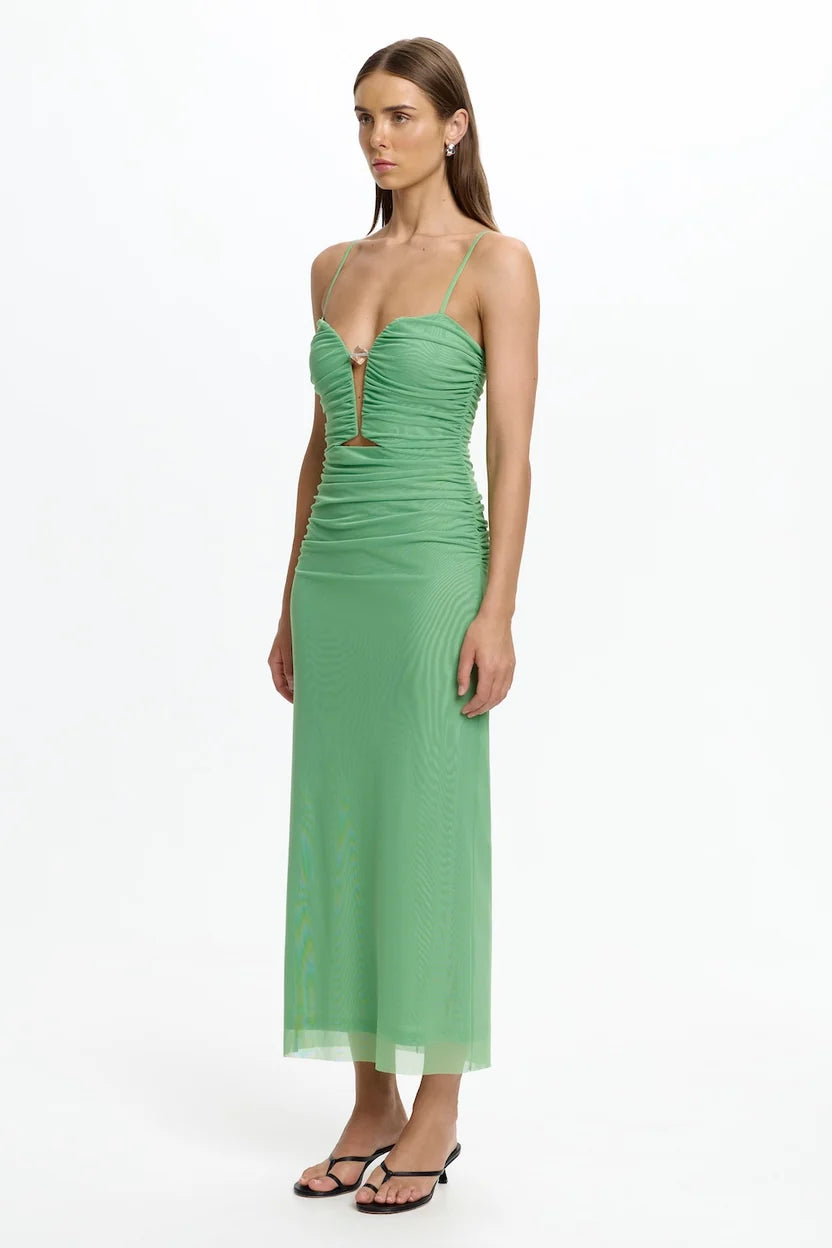 Elysian Collective Significant Other Martini Dress Lime
