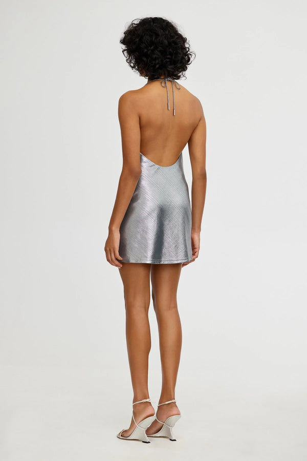 Elysian Collective Significant Other Nova Mini Dress Silver