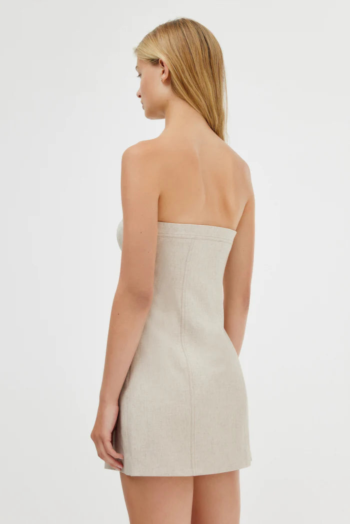 Elysian Collective Significant Other Rozalia Dress Oatmeal