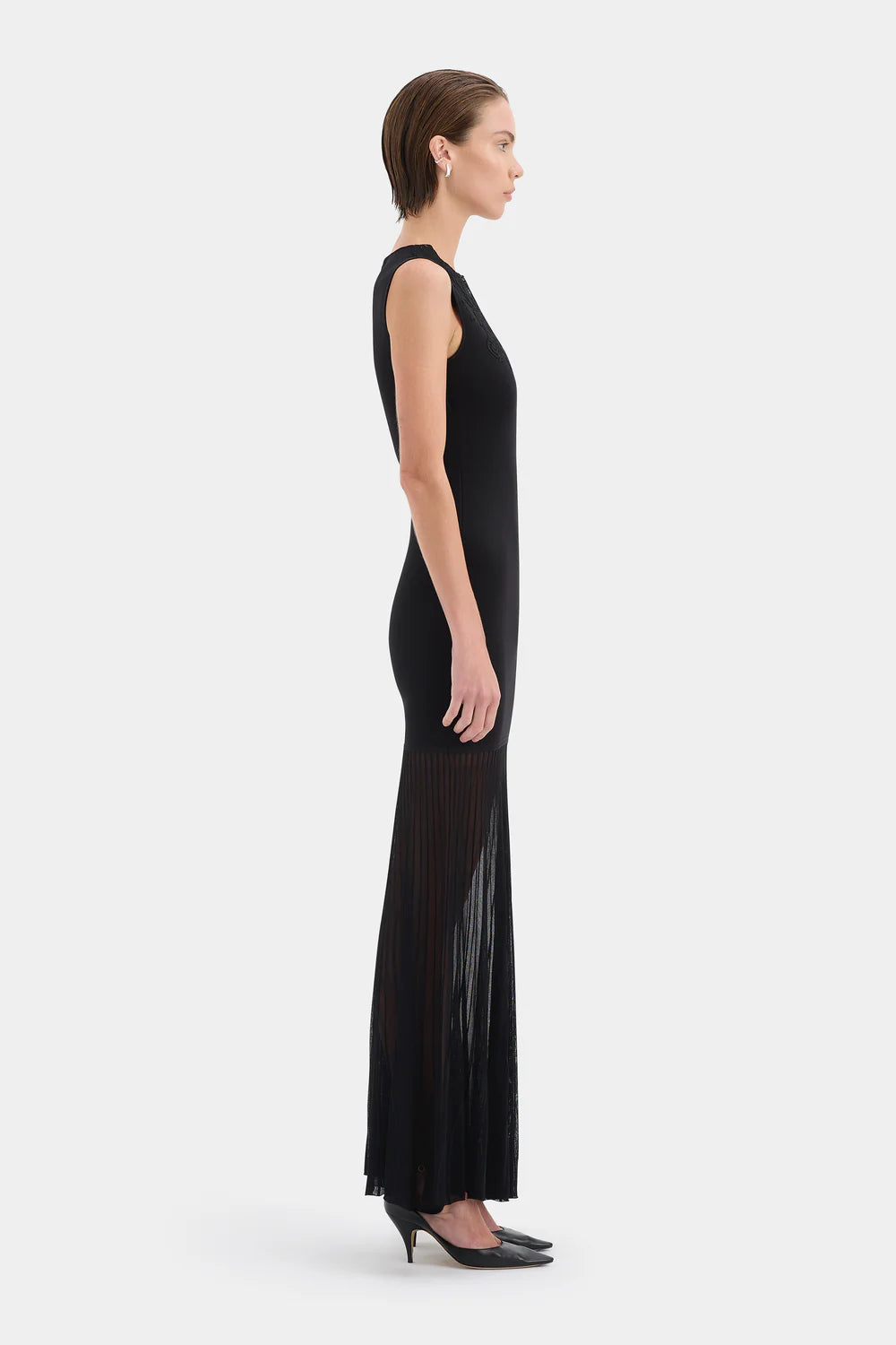Elysian Collective Sir Aylu Maxi Dress Black