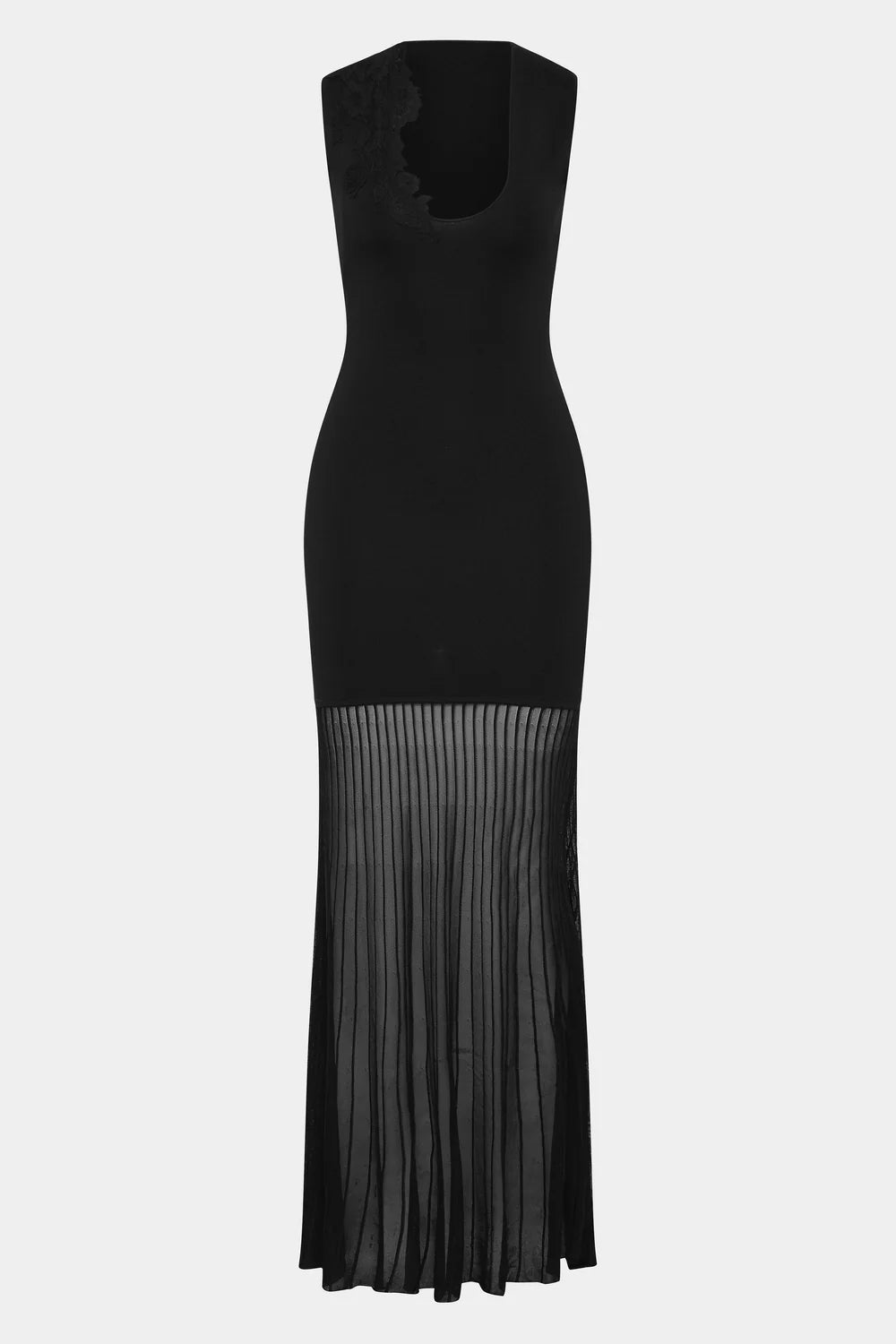 Elysian Collective Sir Aylu Maxi Dress Black
