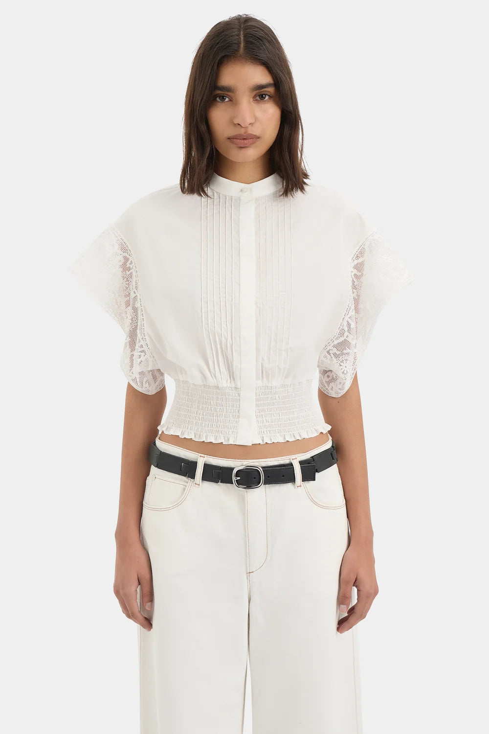 Elysian Collective Sir The Label Sola Top Ivory