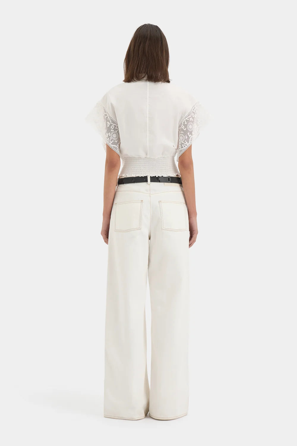 Elysian Collective Sir The Label Sola Top Ivory