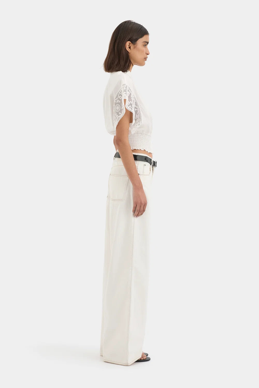 Elysian Collective Sir The Label Sola Top Ivory