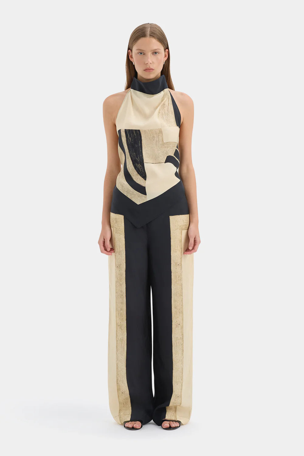 Elysian Collective Sir Sona Halter Tie Top