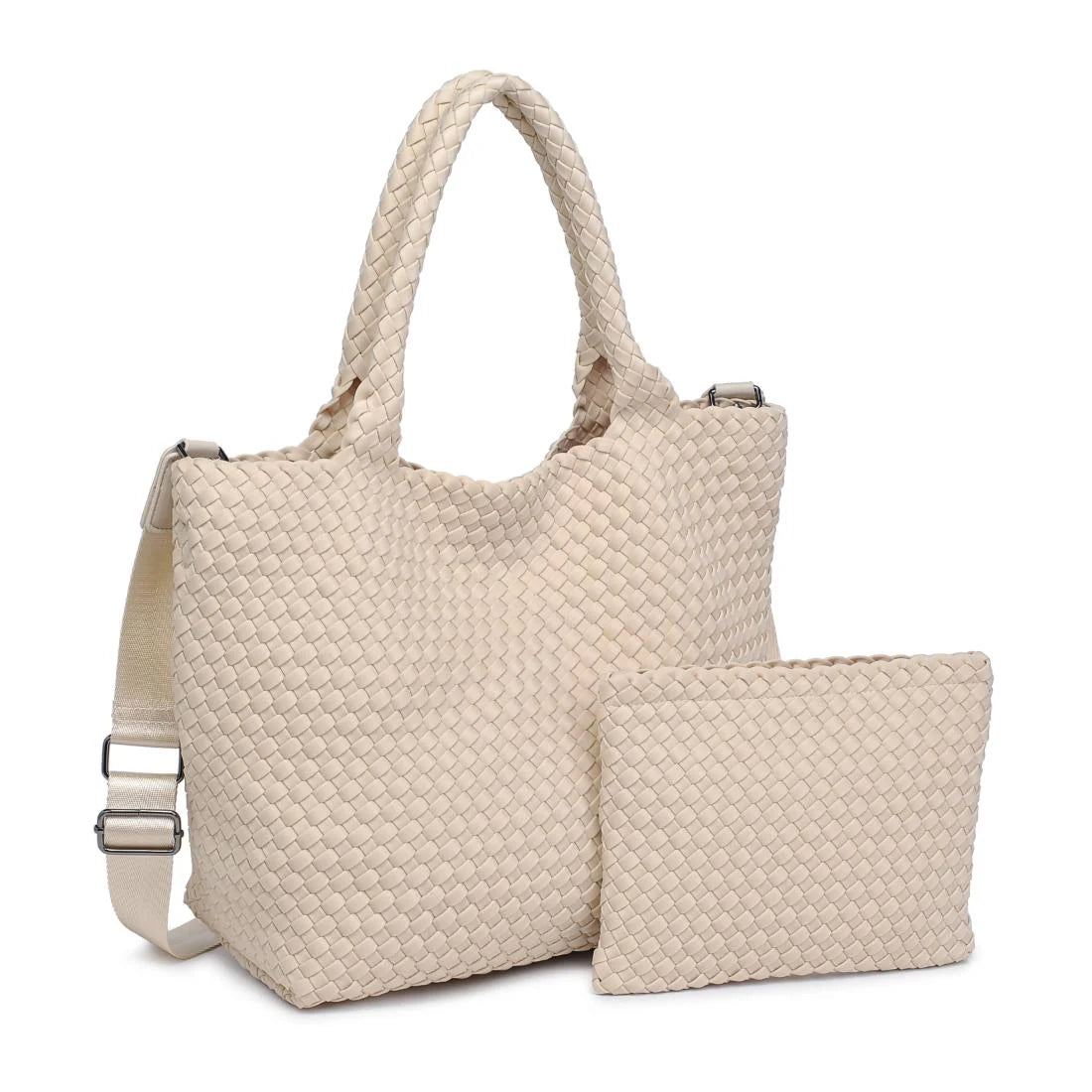 Elysian Collective Sky's The Limit Medium Tote Cream