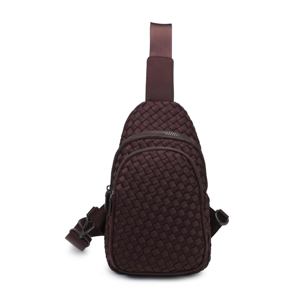 Elysian Collective Sol And Solene Beyond The Horizon Sling Backpack Chocolate