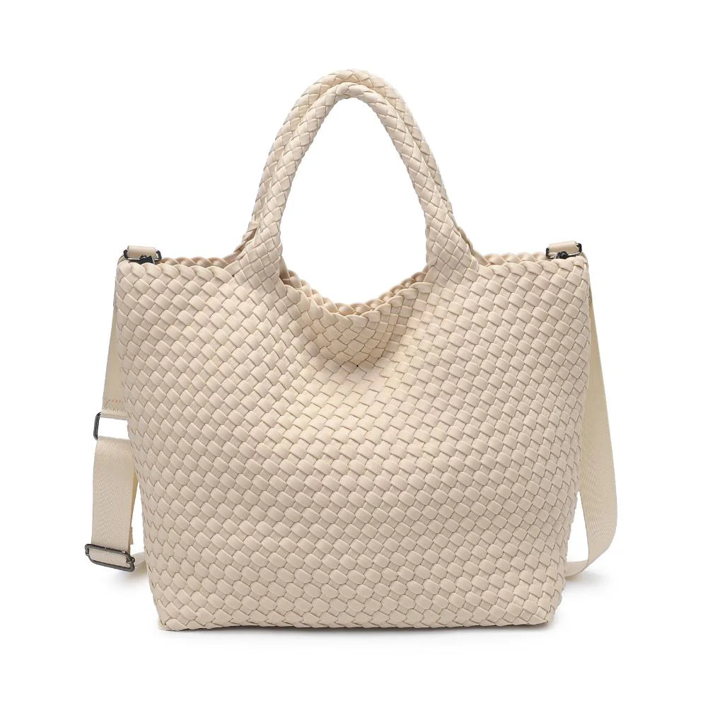 Elysian Collective Sky's The Limit Medium Tote Cream