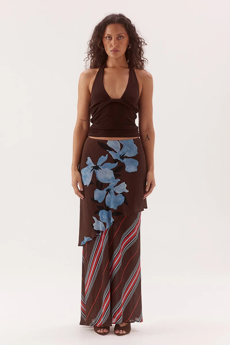 Elysian Collective Sovere Studio Zumi Combination Skirt Zumi Print Combo