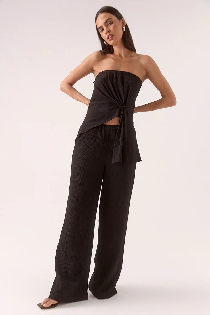 Elysian Collective Sovere Studio Aine Top Black