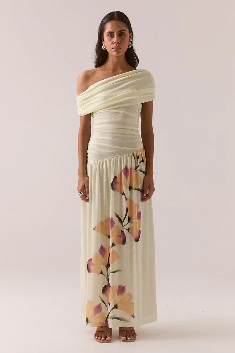 Elysian Collective Sovere Studio Akanni Maxi Dress Golden