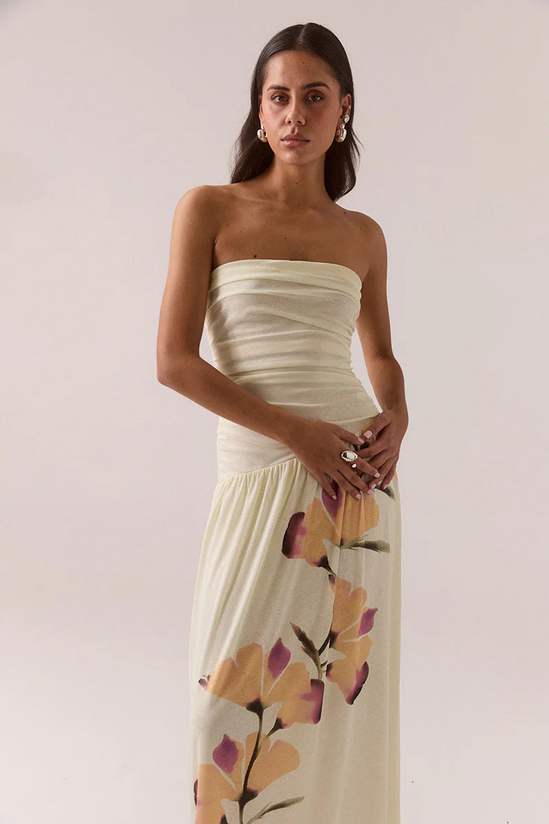 Elysian Collective Sovere Studio Akanni Maxi Dress Golden